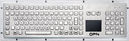 Tastiera da ufficio - IPC4-KBRD-TP-8605T-EN - IPC4 - ICC Digital Industrial Technologies Bv - a tasti meccanici / 103 tasti / con touchpad