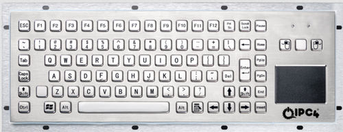 Tastiera da ufficio - IPC4-KBRD-TP-8606T-EN - IPC4 - ICC Digital Industrial Technologies Bv - a tasti meccanici / 89 tasti / con touchpad