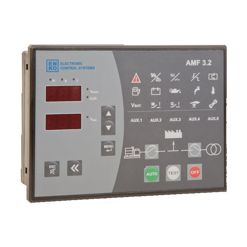 Controllore di gruppo elettrogeno automatico - AMF 3.2 - ENKO Elektronik Kontrol Sistemleri San. ve Tic. Ltd. Sti. - di controllo automatico del settore / trifase