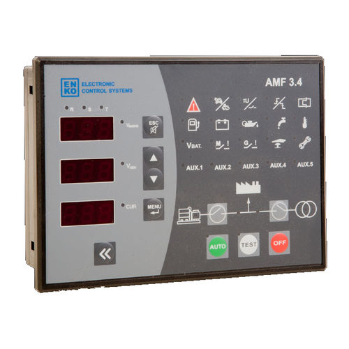 Controllore di gruppo elettrogeno automatico - AMF 3.4 - ENKO Elektronik Kontrol Sistemleri San. ve Tic. Ltd. Sti. - di controllo automatico del settore / trifase