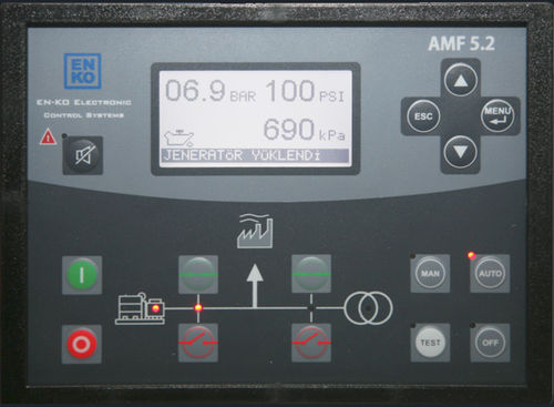 Controllore di gruppo elettrogeno di controllo automatico del settore - AMF 5.2 - ENKO Elektronik Kontrol Sistemleri San. ve Tic. Ltd. Sti. - trifase