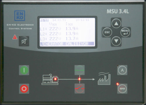 Controllore di gruppo elettrogeno automatico - MSU 3.4L - ENKO Elektronik Kontrol Sistemleri San. ve Tic. Ltd. Sti.