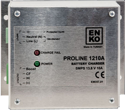 Caricabatteria da montare su pannello - EBC 1210 - ENKO Elektronik Kontrol Sistemleri San. ve Tic. Ltd. Sti. - piombo-acido / a commutazione