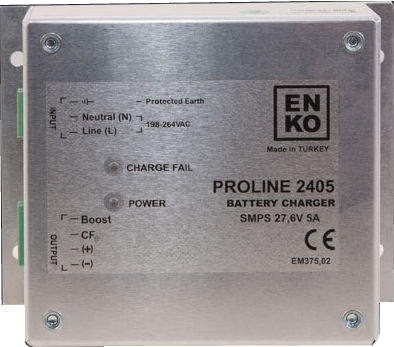 Caricabatteria da montare su pannello - EBC 2405 - ENKO Elektronik Kontrol Sistemleri San. ve Tic. Ltd. Sti. - piombo-acido / a commutazione