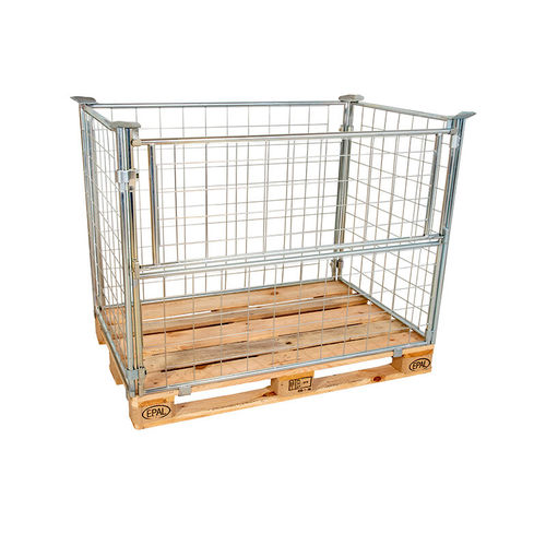 Paretale per pallet in metallo - AR80012001000CS1 - ESB Engineering-System-Bau GmbH - in rete metallica