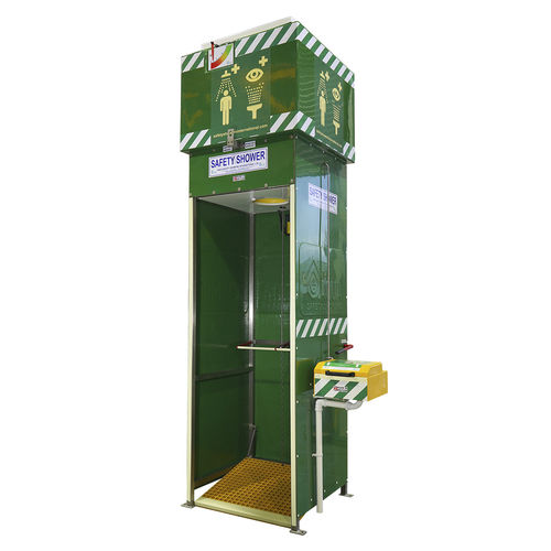 Doccia di sicurezza da terra - TS350 - Aqua Safety Showers Internatioanl - per interno / per zone pericolose / per uso esterno