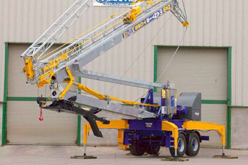 Gru montata su rimorchio - TC25 - Mantis Cranes - telescopica / articolata / automontante