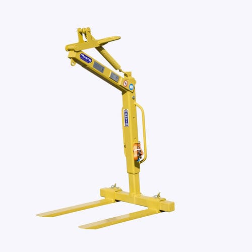 Sollevatore a leva - Mantis Cranes - a forcella / per costruzioni / ad uso industriale