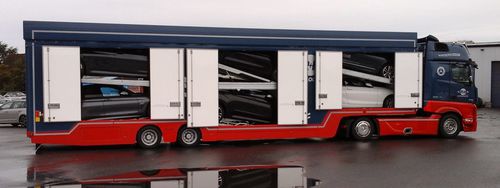 Semirimorchio per veicolo - Confidential SHR - Lohr - a 2 assi / trainato