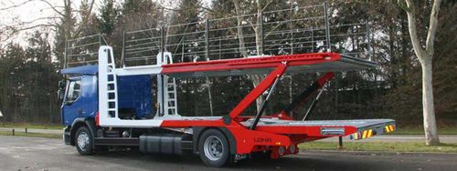 Rimorchio per auto - SOLO - Lohr - a un asse / trainato