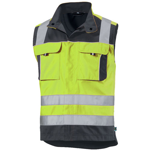 Gilet da lavoro - CWS - alta visibilità / in poliestere / in cotone