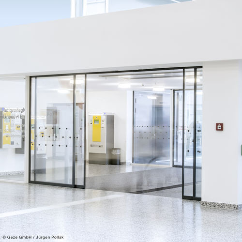 Porta scorrevole - CWS - battente / per interno / per supermercato