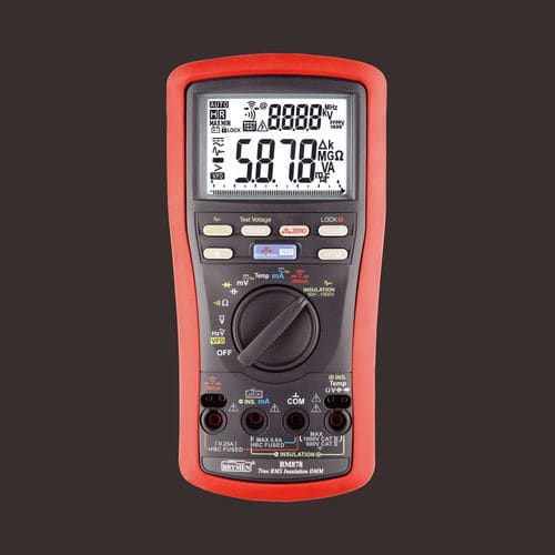 Multimetro con tester d'isolamento - BM878 - BRYMEN - digitale 6000 conteggi / portatile / 1000 V
