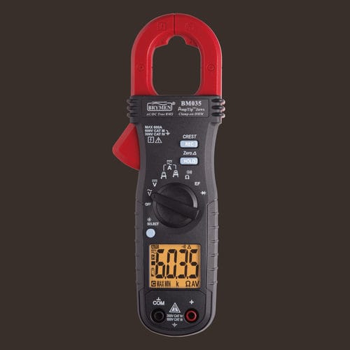 Multimetro a pinza digitale 6000 conteggi - BM035 - BRYMEN - portatile / 300 V / 600 V