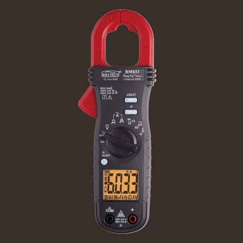 Multimetro a pinza digitale 6000 conteggi - BM033 - BRYMEN - portatile / 300 V / 600 V