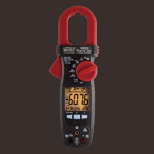 Multimetro a pinza digitale 6000 conteggi - BM076 - BRYMEN - portatile / 600 V / 600 A