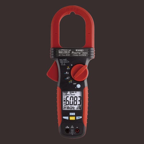 Multimetro a pinza digitale 6000 conteggi - BM083 - BRYMEN - portatile / 1000 V / 600 V