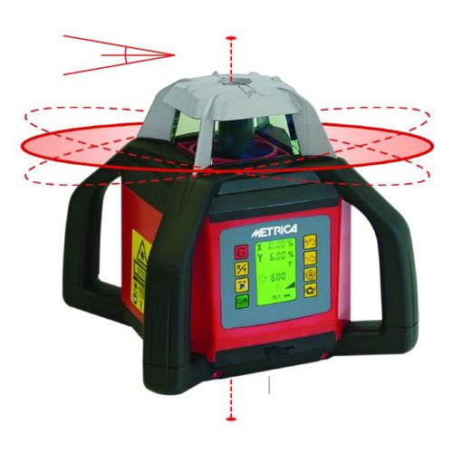 Laser automatico - 61345 - Metrica - a batteria / con 2 raggi / orizzontale