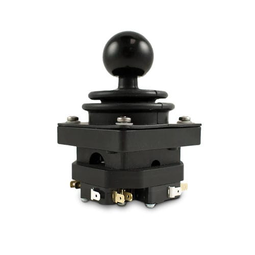 Joystick pulsante - CS3 B/B - J.R. Merritt Controls - monoassiale / 2 assi / compatto