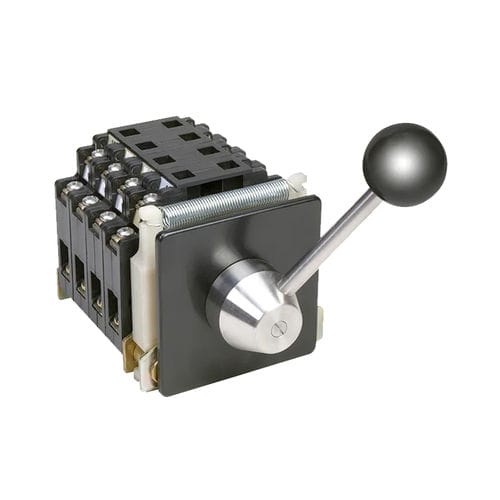 Commutatore rotativo - NS series - J.R. Merritt Controls - a leva / a molla / 2 poli