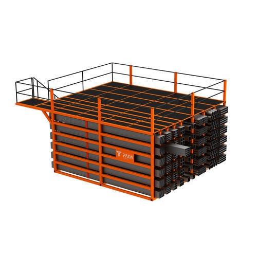 Soppalco industriale con scaffalature - PSS - Fada Engineering - per profilati / per magazzino