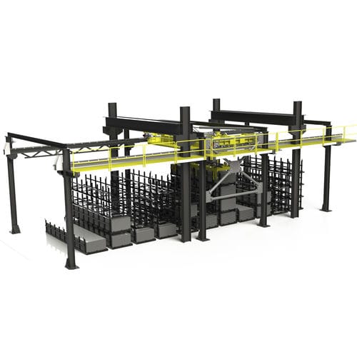Magazzino di stoccaggio automatico orizzontale - HSS - Fada Engineering