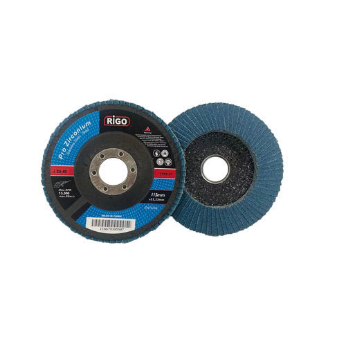 Disco a lamelle per acciaio inossidabile - DanYang Rigo Abrasives Co., Ltd. - di finitura / lucidatrice / in ossido di zirconio