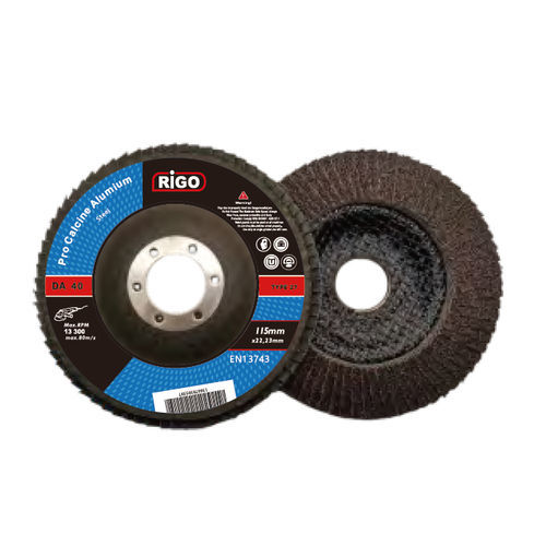 Disco a lamelle in ossido di almluminio - 10FD series - DanYang Rigo Abrasives Co., Ltd. - per acciaio inossidabile / di finitura / lucidatrice