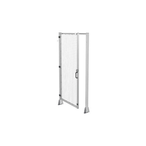 Porta con cerniera - SBS1044 series - Robotunits GmbH - in acciaio galvanizzato / in policarbonato / per interno