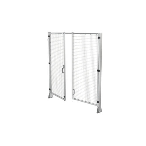 Porta con cerniera - SBD2083 - Robotunits GmbH - in acciaio galvanizzato / in alluminio anodizzato / in policarbonato