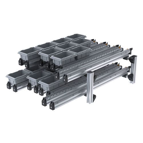 Sistema di movimentazione di trasporto - MBS PickStar RL - Robotunits GmbH - per container / per carrelli a guida automatica / a nastro