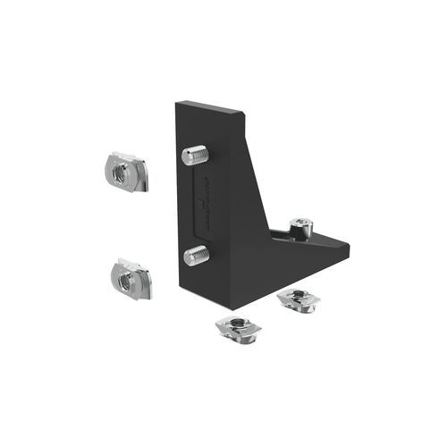 Squadra di fissaggio per profilati in alluminio - GUS 110 series - Robotunits GmbH - per operazioni di assemblaggio / in acciaio zincato / in acciaio galvanizzato