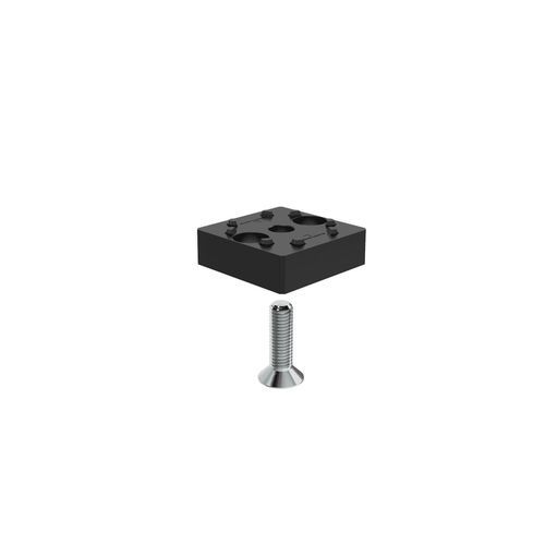 Fissaggio per profilati in alluminio - FAS5059 - Robotunits GmbH - in acciaio galvanizzato / a gomito / in kit