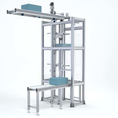 Trasportatore a catena - Robotunits GmbH - a rulli motorizzati / aereo / verticale