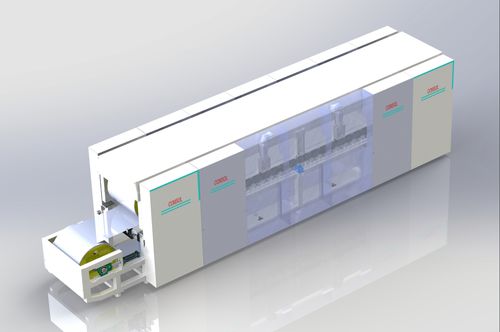 Pressa a nastro automatica - consol steel belt - doppia