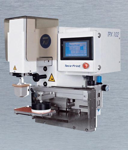 Macchina tampografica a calamaio chiuso - TPX 102 - Teca-print - automatica / monocromatica / per l'industria orologiera