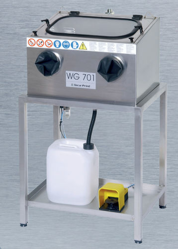 Macchina per pulizia a spazzzola - WG 701 - Teca-print - in aspirazione / manuale / industriale