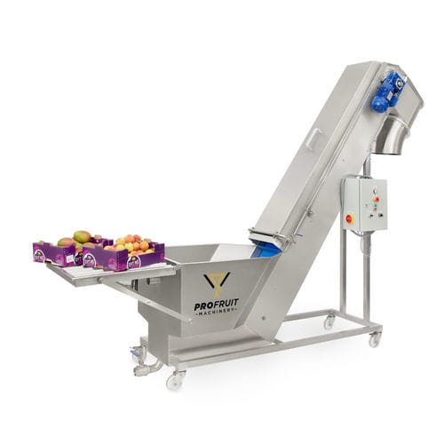 Lavatrice agroalimentare per verdura - ProFruit Machinery - per frutta / con nastro trasportatore