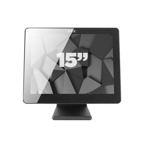 Monitor 15" - AM-1015 - FEC Italia srl - LCD / con touch screen multitouch / con touch screen capacitativo