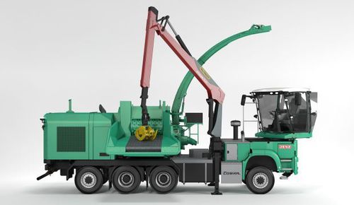 Cippatrice mobile - Cobra hybrid - JENZ GmbH Maschinen- und Fahrzeugbau