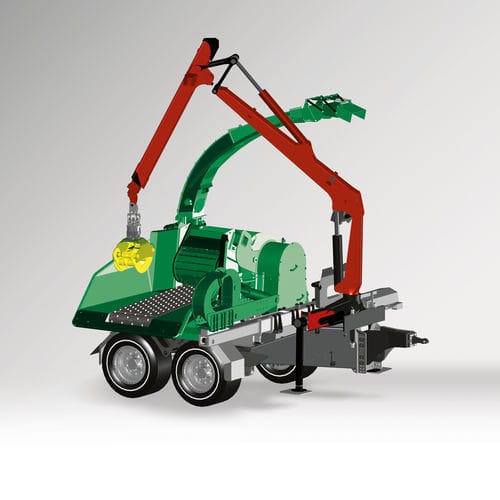 Cippatrice su rimorchio - HEM 542 Z - JENZ GmbH Maschinen- und Fahrzeugbau