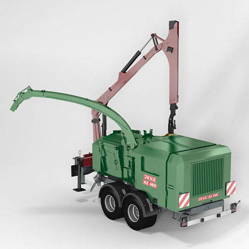 Cippatrice su rimorchio - HEM 561 DQ - JENZ GmbH Maschinen- und Fahrzeugbau
