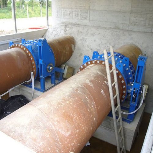Valvola per turbina - DI NICOLA INFINAM - a farfalla / a comando pneumatico / di controllo
