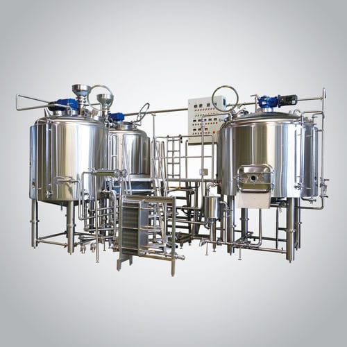 Sistema di birrificazione micro - Shandong Tiantai Beer Equipment Co.,Ltd - per applicazioni industriali / in acciaio inossidabile / con riscaldamento a vapore