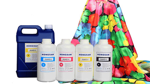 Inchiostro per stampa a getto d'inchiostro - ZHENGZHOU HONGSAM DIGITAL SCIENCE & TECHNOLOGY CO., LTD - per tessili / giallo / blu