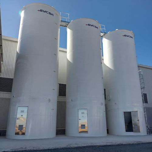 Silo saldato - SYCSA - a fondo conico / a fondo piatto / orizzontale