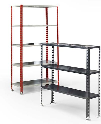 Scaffalatura per magazzino di stoccaggio - Arredindustria e Lory Srl - in metallo / 5 ripiani / 4 ripiani
