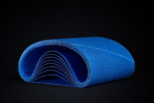 Banda abrasiva in ceramica - Danpoort International Abrasives B.V. - in carburo di silicio / zirconia / largo