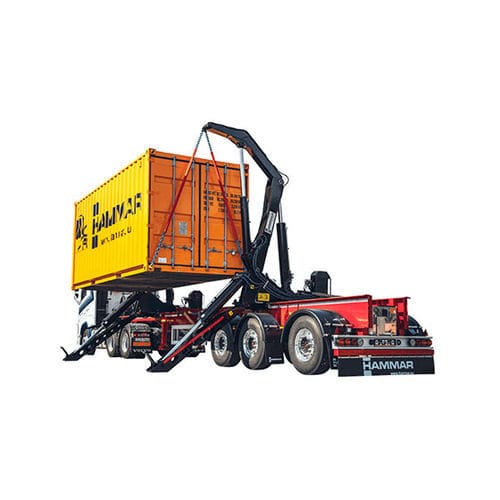 Carrello elevatore laterale elettrico - 160 series - Hammar - con conducente seduto / per movimentazione / per contenitori