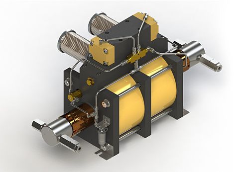 Pompa alternativa - DHDA series - HYDRATRON - ad acqua / per olio / azionata ad aria
